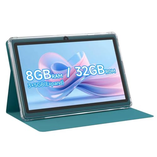 PEICHENG Android 14.0 Tablet 7', RAM 8GB(3+5Expand)+32GB ROM Tablets, Dual Camera,1024 x 600 IPS...