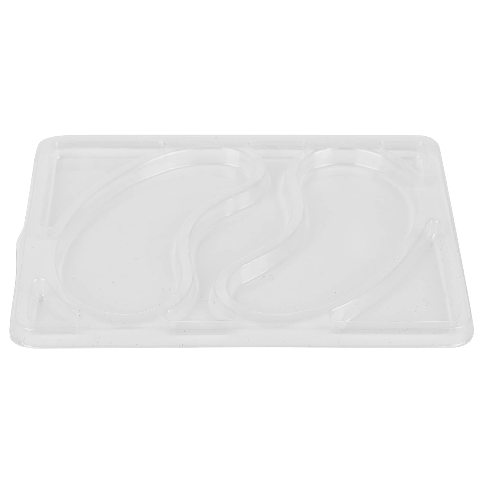 Generic Moule de Masque pour les Yeux Réutilisable, Patch Multifonctionnel pour Produits de Soins de la Peau, Plateau Portable pour la Maison et les Salons de beauté, 5 Pièces