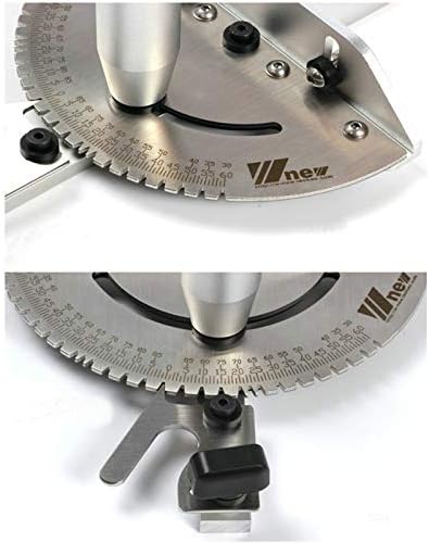 Precision Miter Gauge with a Standard Slot for Woodworking Table Saw Router