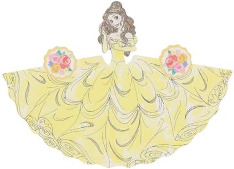 Amazon Co Jp ベル ドレスメモ 手書き風 美女と野獣 ディズニープリンセス ドレス型 水彩風 ディズニー グッズ お土産 東京ディズニーリゾート限定 文房具 オフィス用品