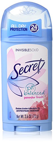 Secret Deodorant Powder Fresh Solid 2,6 Unze Tolles Valu PK (76ml) (3 Stück)