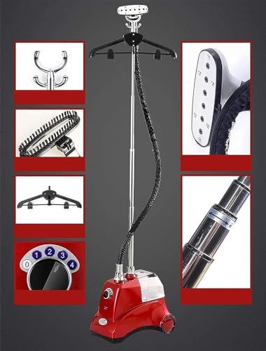 CHIPEL Vertical Garment Steamer 2000W Professional Heavy Duty Clothes Steamer for Commercial,Home Handheld Clothes Steam Iron with 3L Water Tank