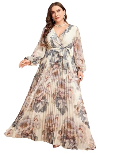 Image of TOLEEN Women's Plus Size Sequin Dress Luxurious Style Formal Cocktail Evening Party Maxi Dresses