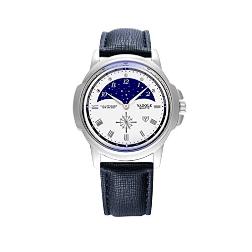 Montre à quartz LULI homme bracelet cuir le cadeau classique idéal