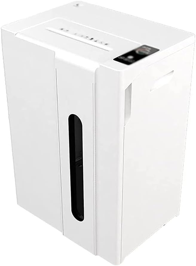 38L Large-Capacity Paper Shredder, Level 4 Advanced Confidential Paper Shredder, 435mm Office Multifunctional Paper Shredder, White
