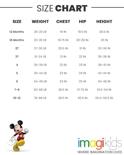 T-shirt rouge Mickey Disney garçon 5 ans en coton confortable
