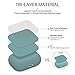 Miracase Designed for Airpods Pro 1st Case with Cleaner Kit, Soft Skin Cases for Airpod Pro, Front LED Visible Liquid Silicone Cover (Green)