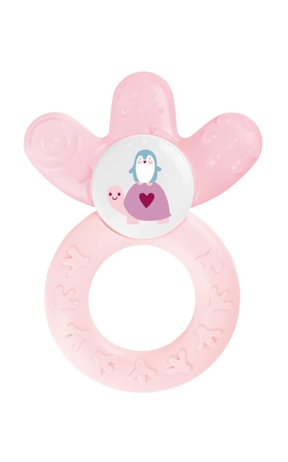 MAM Cooler Dentaruolo Massaggiagengive Rinfrescante,Facile da Afferrare, 4+ Mesi, Rosa