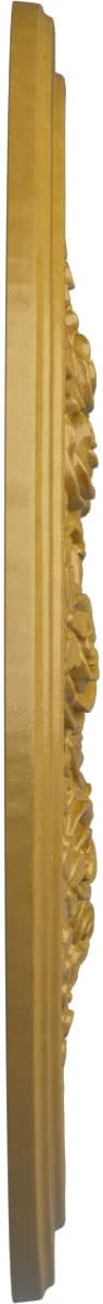 Ekena Millwork CM23ROIGS Rose and Ribbon Ceiling Medallion, Iridescent Gold, 23 5/8"OD x 4"ID x 1 1/2"P