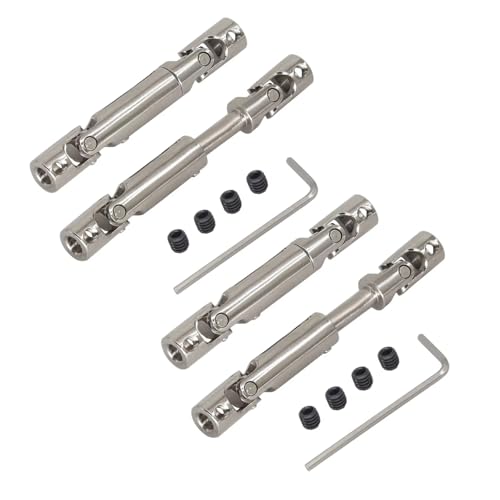 RC�h���C�u�V���t�g Compatible with MN99S For MN98 2024 1:12 RC �J�[�p 2nd�A�b�v�O���[�h�A�N�Z�T���[�p�[�c �X�`�[���h���C�u�V���t�g 55-69mm ���^���h���C�u�V���t�g(4Pcs)