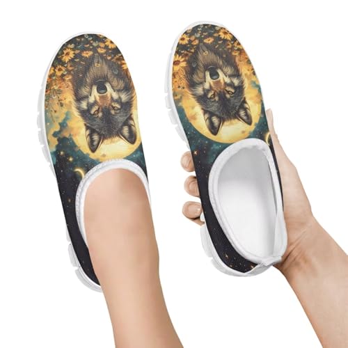 Stylish Slip On Flats Sneakers for Boys & Girls,Comfortable Athletic Shoes for Outdoor & Daily Wear,White Sole3