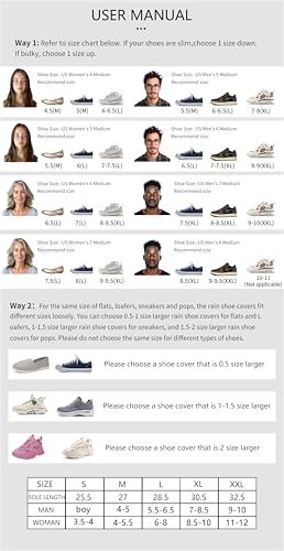 image for SooGree Rain Boot Waterproof Shoes Covers, Sand Control Non-Slip Shoe 