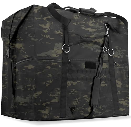Xtreme Sight Line ~ G CUBƎ 450 Faraday Bag for Large Generators and Electronics ~ Protects Against EMP/CME/EMF/RF ~ Diamond Form Farday Lined Interior ~ Midnight Multicam