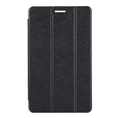 KMLPJP Huawei MediaPad T3 8C`VÑeNX`3܂z_[ƐtbvU[P[X (Color : Black)