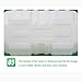 Large-Capacity Outdoor Plastic Water Storage Tank, Portable Camping Round Water Storage Bucket, Large Household Water Storage Tower with Faucet, Horizontal Drum Suitable for Home and Industry
