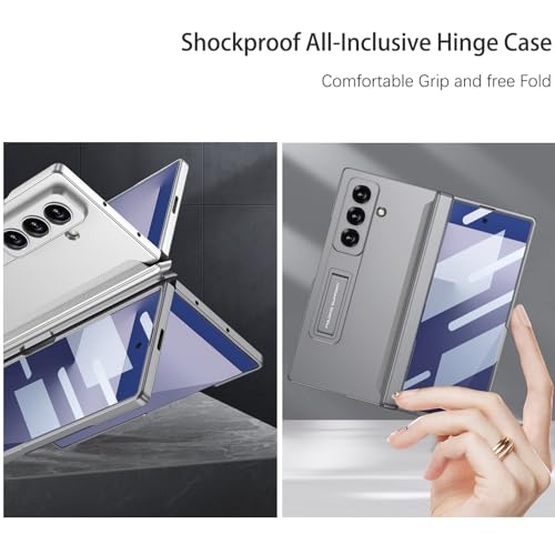Coque Galaxy Z Fold 7 intégrale antichoc bleue avec protège-écran rigide - 6
