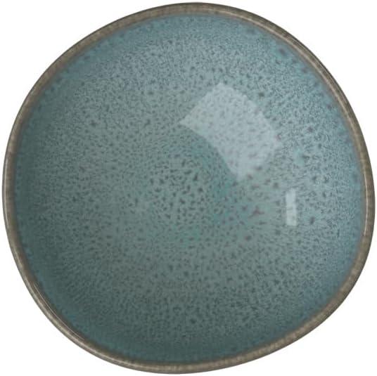 like. by Villeroy & Boch Lave Glace Soup Bowl, Turquoise, 4.72 in