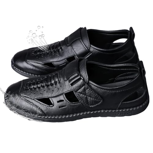 Mens Hiking Sandals with Adjustable Lightweight Non Slip Soft Sport Athletic Travel Walking Shoes Outdoor Casual Beach Water Men's Sandals