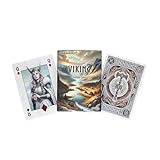 Berlin Hold’Em Viking Premium Pokerkarten – Linen Finish – German Black Core – Casino Qualität – 18+ Spielkarten Deck (Einzeldeck - Braun)