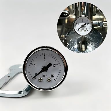 E61 - Indicador de temperatura y presión para cafetera espresso, termómetro y manómetro E61, indicador de temperatura del agua en tiempo real, accesorios modificados para cafeteras semiautomáticas