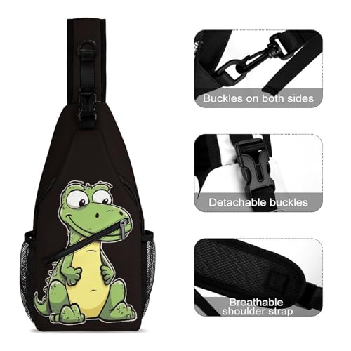 Sling Bag Crossbody Chest Bag Casual Shoulder Backpack miniatura 3