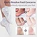 Moisturizing Foot Mask 5 Pack,Hydrating Foot Masks for Dry Cracked Feet,Moisturizing Socks Dry Skin Moisturizer for Soft and Smooth Touch Feet,Foot Care Spa Gifts for Women Men Valentines Gifts