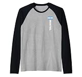 Montiel Last Name Argentina Flag Argentinian Men, Women Kids Raglan Baseball Tee