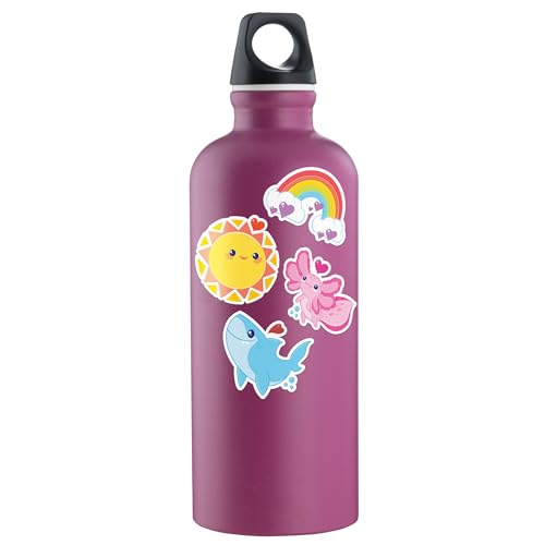Autocollant pour bouteille d'eau de Saint-Valentin Peaceable Kingdom
