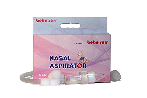 BEBE SAN® Aspiratore Nasale Per Bambini + 5 filtri igienico di ricambio INCLUSO