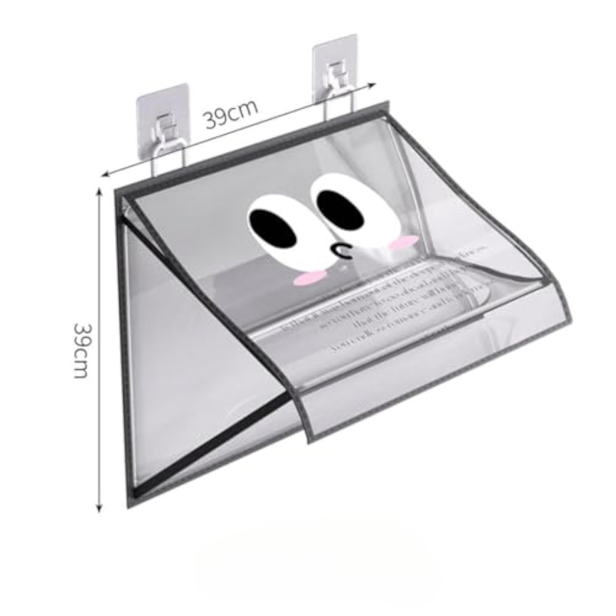 Waterproof Wall Mounted Shower Bag for Travel, PVC Toiletry Organizer