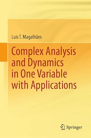 Complex Analysis and Dynamics in One Variable with Applications 2024th Edition-Wow! eBook