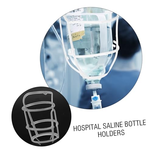 SOLUSTRE Wiederverwendbares Infusions-Hängenetz Aus Kunststoff Für Kochsalzlösung Flaschenhalter Sicherer Halt Infusionszubehör Für Krankenhaus Und Klinik Infusionsständer
