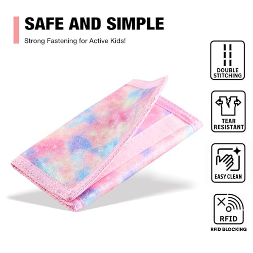Image of Kids Wallet - Pink Zipper Wallet for Little Girls & Teens, Novelty Coin Pocket