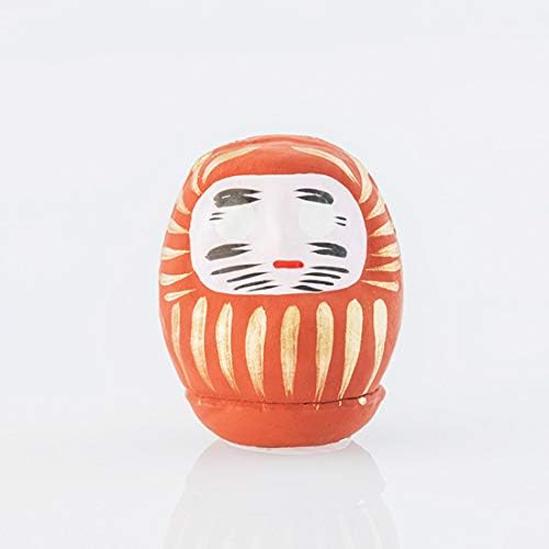 Daruma 6 cm, Made of Paper Mache, Size 0.3 (Brown)
