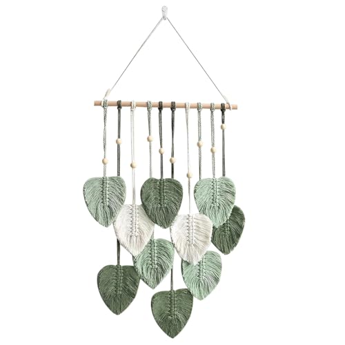 Lansls Tejido Bohemio De Macramé, Tejido Decorativo Pared, Tapiz Pared, Decoración Muro Dormitorio, Tapiz Macrame Muro, Para Dormitorio, Habitación De Los Niños, Decoración Superficie Mural (B)
