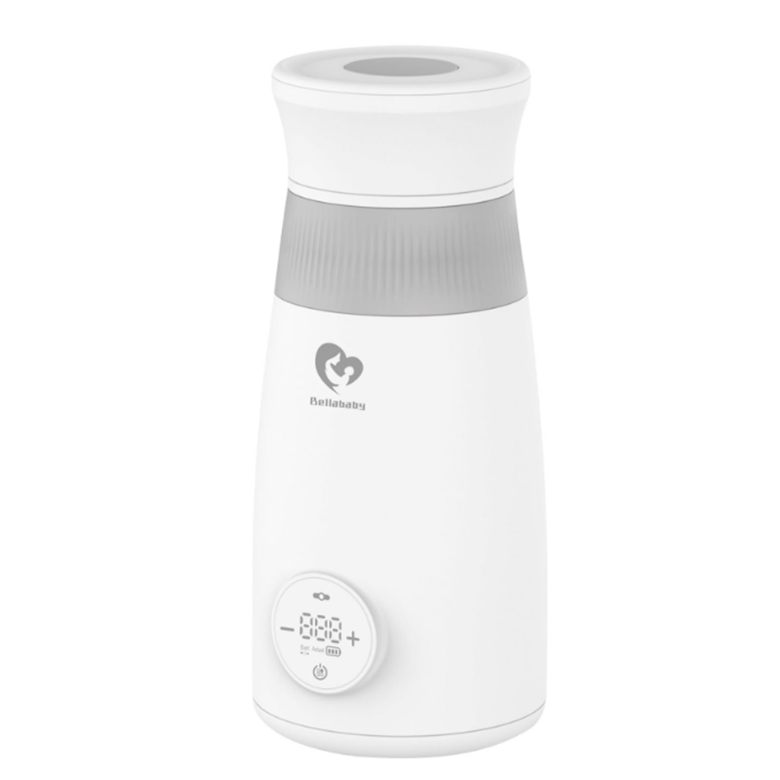 Bellababy Machine à biberon portable et mixeur, chauffe-biberon instantané et automatique, idéal pour les biberons de voyage avec affichage numérique LED de la température (pas de filtre nécessaire