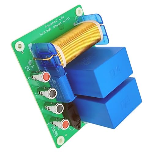 Divisor de filtro de altavoz pasivo 500W crossover de sonido frecuencias 65 Hz 1000 Hz