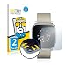 Produktbild brotect Full-Cover Schutzfolie kompatibel mit Pebble Time Steel (2 Stück) - Full-Screen Displayschutz-Folie, 3D Curved, Kristall-Klar