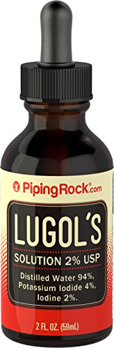 Lugol's Iodine 2% Solution 2 fl oz Dropper Bottle