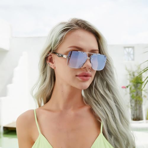 Lunettes de soleil pour homme au style vintage tendance avec des verres dégradés chic - 2
