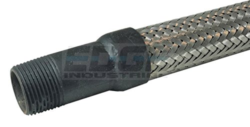 New Flexible Metal Hose Connector 1 x 18 length air compressor stainless steel braided by CDI/Conrader/Steuby