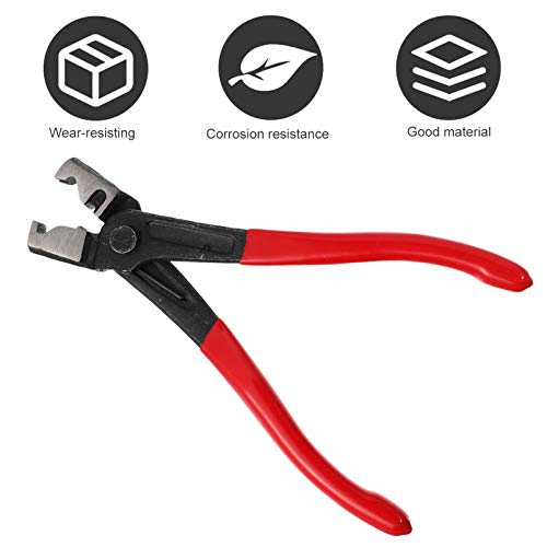 ULTECHNOVO Braçadeira de Mangueira Alicate Ferramenta de Reparo Faixa Plana Giratória para Remoção E