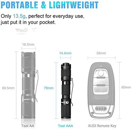 Lumintop tool aaa mini edc flashlight with 1 * aaa battery handheld flashlight keychain flashlights