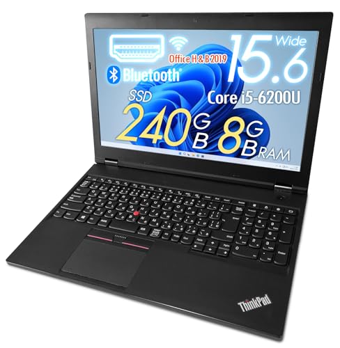 �y�����ςݕi�z�m�[�gPC ThinkPad L560/15.6�^/�e���L�[/Windows11 Pro/��6���� Core i5-6200U/SSD240GB/������8GB/Wi-Fi/Bluetooth/DVD-ROM�h���C�u/Mini DisplayP
