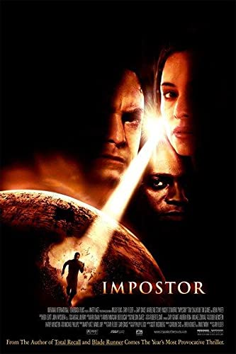 IMPOSTOR (2002) Original Authentic Movie Poster 27x40 - Sgl-Sided - Rolled - Gary Sinise - Madeleine Stowe - Mekhi Phifer - Vincent D'Onofrio