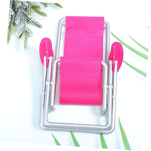 Happyyami 6 Peças De Decoração Para DIY Jardim Lounge Modelo Dobrável Deck Casa De Bonecas Simulação