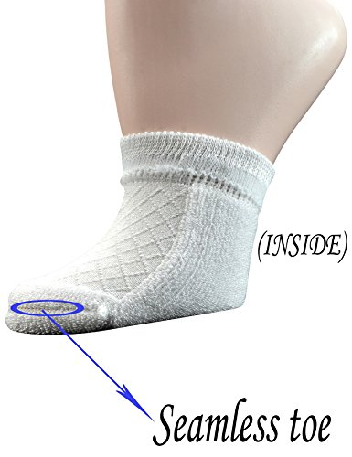 Yomandamor Womens 5 Pairs Breathable Toe Topper Socks with Cushion Bottom and Seamless Toe4