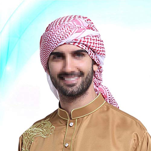 Tiara PretyzOOM 140 cm 140 cm para homens muçulmanos turbante árabe cabeça índia cabelo islâmico mas