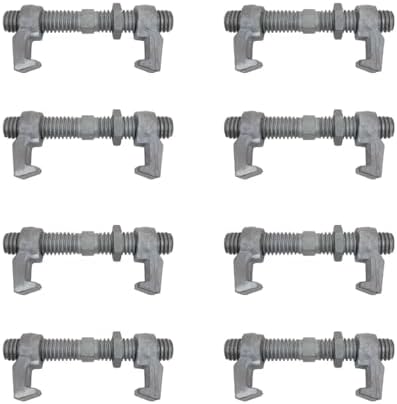 Mytee Products (8 Pack) SEA Rail Shipping Container Bridge Fittings Clamp- 260 mm Clamp, Brand New