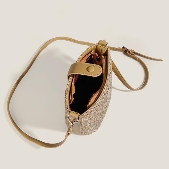 Straw Crossbody Bags for Women Rattan Purse Woven Purse Small Straw Purses 2024 Beach Purse Vacation3